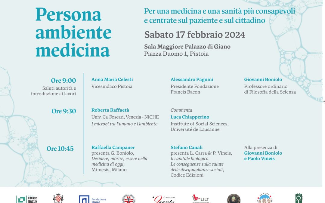 Persona ambiente medicina – Sabato 17 febbraio 2024